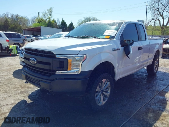 2018 Ford F-150 XL with VIN 1FTFX1E50JKD54316, listed as a IAAI auction lot 41994745 with 210,156 mi miles and . Bid and sale history available at DreamBid. Image 2.