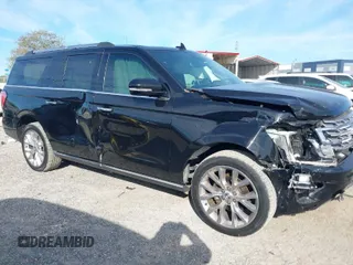 2018 Ford Expedition Max Limited z VIN 1FMJK2AT0JEA66289, wystawiony jako IAAI lot #41737046 z przebiegiem 104 802 mil mil oraz . Historia ofert i sprzedaży dostępna na DreamBid. Obrazek 1.