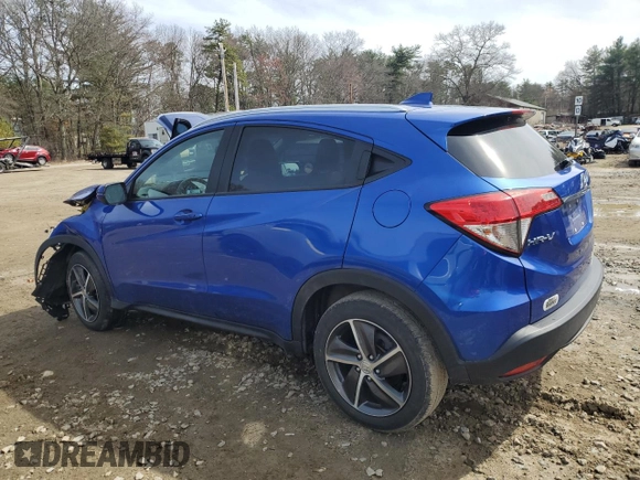 2021 Honda HR-V EX with VIN 3CZRU6H57MM720679, listed as a Copart auction lot 51839085 with 33,636 mi miles and Salvage Title. Bid and sale history available at carsss.com. Image 2.