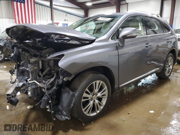 2013 Lexus RX 450h with VIN JTJBC1BA1D2063613, listed as a Copart auction lot 61199895 with 140,817 mi miles and Salvage title. Bid and sale history available at DreamBid. Image 1.