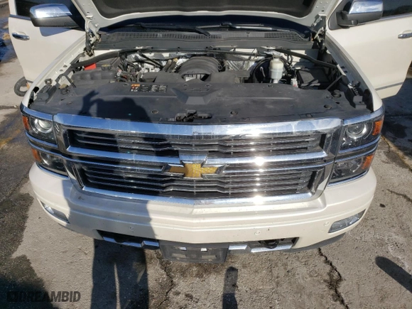 2015 Chevrolet Silverado 1500 High Country with VIN 3GCUKTECXFG327686, listed as a Copart auction lot 45589115 with 94,970 mi miles and Salvage Title. Bid and sale history available at carsss.com. Image 11.