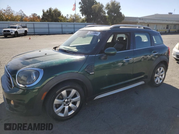 2017 MINI Countryman Cooper with VIN WMZYS7C30H3E06756, listed as a Copart auction lot 75120964 with 191,105 mi miles and Clean title. Bid and sale history available at DreamBid. Image 1.
