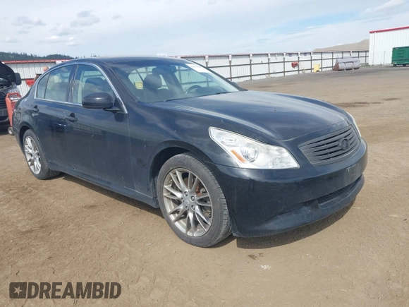 2007 Infiniti G35 Sedan Journey with VIN JNKBV61E47M708504, listed as a IAAI auction lot 42075608 with 185,868 mi miles. Bid and sale history available at carsss.com. Image 1.