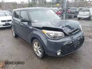 2016 Kia Soul + with VIN KNDJP3A53G7279425, listed as a IAAI auction lot 41956449 with 109,332 mi miles. Bid and sale history available at carsss.com. Image 1.