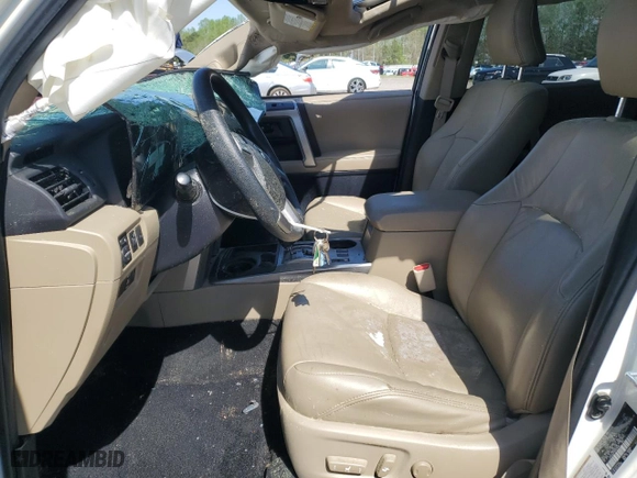 2011 Toyota 4Runner SR5 with VIN JTEZU5JR7B5022696, listed as a Copart auction lot 51961175 with 66,107 mi miles and Salvage Title. Bid and sale history available at carsss.com. Image 7.