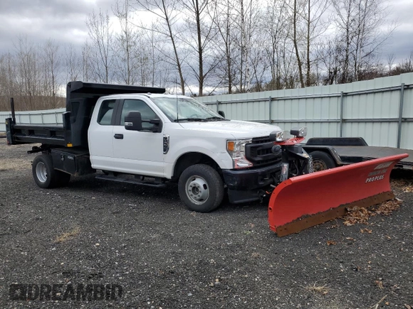 2022 Ford F-350 with VIN 1FD8X3HN7NEC74253, listed as a Copart auction lot 48865955 with Not provided miles and Salvage title. Bid and sale history available at DreamBid. Image 4.