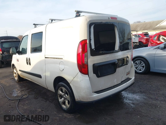 2018 Ram ProMaster City Cargo Van Tradesman SLT with VIN ZFBERFBB7J6H77745, listed as a IAAI auction lot 40864789 with 179,657 mi miles. Bid and sale history available at carsss.com. Image 3.