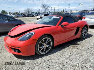 2019 Porsche 718 Boxster z VIN WP0CA2A84KS210831, wystawiony jako Copart lot #49316015 z przebiegiem 53 539 mil mil oraz Szkoda całkowita • Salvage title. Historia ofert i sprzedaży dostępna na DreamBid. Obrazek 1.