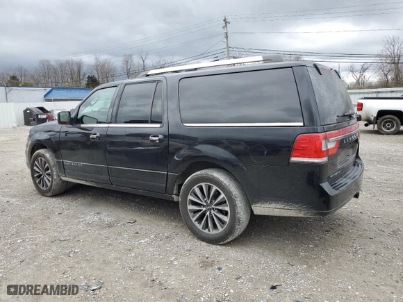2017 Lincoln Navigator L Select with VIN 5LMJJ3JT8HEL11288, listed as a Copart auction lot 49580065 with 153,808 mi miles and Salvage Title. Bid and sale history available at carsss.com. Image 2.