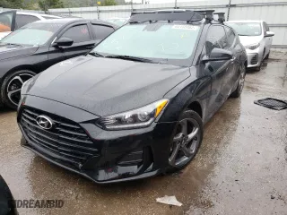 2020 Hyundai Veloster 2.0 with VIN KMHTG6AF4LU022817, listed as a Copart auction lot 64140082 with 52,130 mi miles. Bid and sale history available at carsss.com. Image 2.