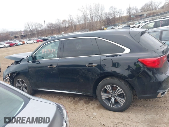 2017 Acura MDX with VIN 5FRYD4H39HB020837, listed as a IAAI auction lot 41217037 with 102,897 mi miles. Bid and sale history available at carsss.com. Image 14.