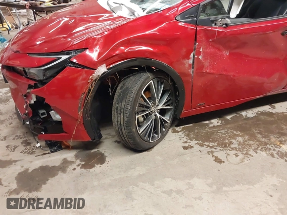2024 Toyota Prius LE with VIN JTDADABU8R3013976, listed as a IAAI auction lot 41621800 with 7,475 mi miles and . Bid and sale history available at DreamBid. Image 6.