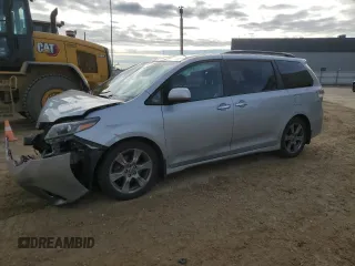 2019 Toyota Sienna SE z VIN 5TDXZ3DC3KS971665, wystawiony jako Copart lot #79880714 z przebiegiem 91 759 mil mil oraz Szkoda całkowita • Salvage title. Historia ofert i sprzedaży dostępna na DreamBid. Obrazek 1.