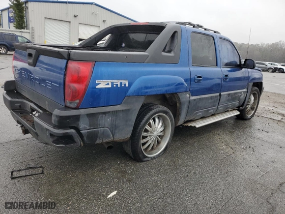 2003 Chevrolet Avalanche with VIN 3GNEC13T93G197511, listed as a Copart auction lot 47448885 with 271,187 mi miles and Salvage Title. Bid and sale history available at carsss.com. Image 3.