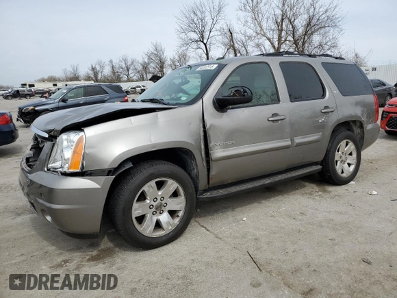 2007 GMC Yukon SLT with VIN 1GKFK13017J128021, listed as a Copart auction lot 50202515 with 0 mi miles and Salvage Title. Bid and sale history available at carsss.com. Image 1.