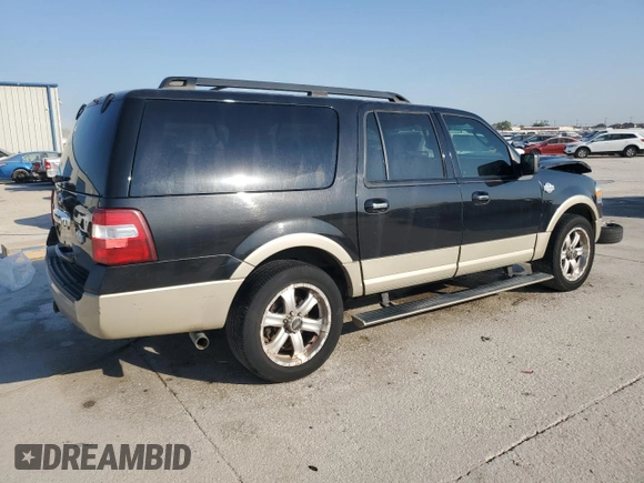 2010 Ford Expedition EL XLT with VIN 1FMJK1H50AEB55040, listed as a Copart auction lot 75403574 with 146,856 mi miles and Salvage Title. Bid and sale history available at carsss.com. Image 3.