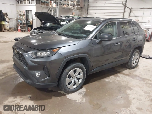 2019 Toyota RAV4 LE with VIN 2T3F1RFV4KC036501, listed as a IAAI auction lot 41849816 with 44,370 mi miles. Bid and sale history available at carsss.com. Image 2.