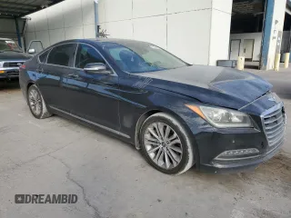 2017 Genesis G80 3.8L with VIN KMHGN4JE9HU190186, listed as a Copart auction lot 78520824 with 187,490 mi miles and Salvage Title. Bid and sale history available at carsss.com. Image 4.