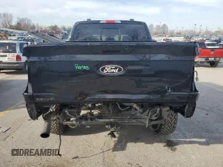 2024 Ford F-150 with VIN 1FTFW4L8XRFA68804, listed as a Copart auction lot 48222775 with 13,165 mi miles and Salvage title. Bid and sale history available at DreamBid. Image 6.