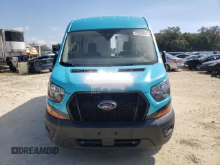 2021 Ford Transit Cargo with VIN 1FTBR1C84MKA86168, listed as a Copart auction lot 49556215 with 75,151 mi miles and Salvage Title. Bid and sale history available at DreamBid. Image 5.