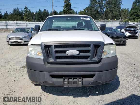 2007 Ford F-150 XL with VIN 1FTRF12217NA72946, listed as a Copart auction lot 65255485 with 120,123 mi miles and Salvage title. Bid and sale history available at DreamBid. Image 5.