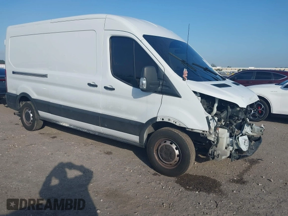 2021 Ford Transit Cargo with VIN 1FTBR1C86MKA91940, listed as a IAAI auction lot 41469716 with 40,745 mi miles and . Bid and sale history available at DreamBid. Image 1.