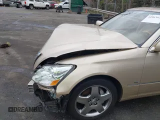 2005 Lexus LS 430 with VIN JTHBN36F255015647, listed as a IAAI auction lot 41863620 with 104,817 mi miles and . Bid and sale history available at DreamBid. Image 19.