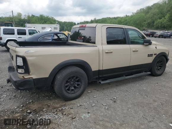 2017 Ram 1500 Rebel z VIN 1C6RR7YT0HS611836, wystawiony jako Copart lot #56943955 z przebiegiem 55 548 mil mil oraz Szkoda całkowita • Salvage title. Historia ofert i sprzedaży dostępna na DreamBid. Obrazek 3.