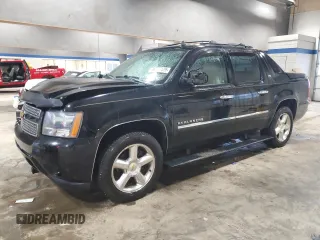 2012 Chevrolet Avalanche LTZ with VIN 3GNTKGE77CG110296, listed as a Copart auction lot 46648125 with 165,341 mi miles and Salvage Title. Bid and sale history available at carsss.com. Image 1.