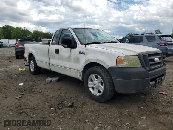 2007 Ford F-150 XL with VIN 1FTRF12217NA15470, listed as a Copart auction lot 55898825 with 204,078 mi miles and Clean title. Bid and sale history available at DreamBid. Image 4.