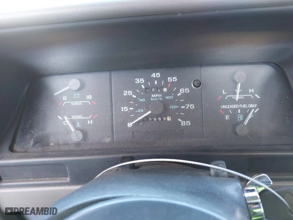 1993 Ford Ranger XL with VIN 1FTCR10U6PTA29717, listed as a IAAI auction lot 41832606 with 58,996 mi miles. Bid and sale history available at carsss.com. Image 7.