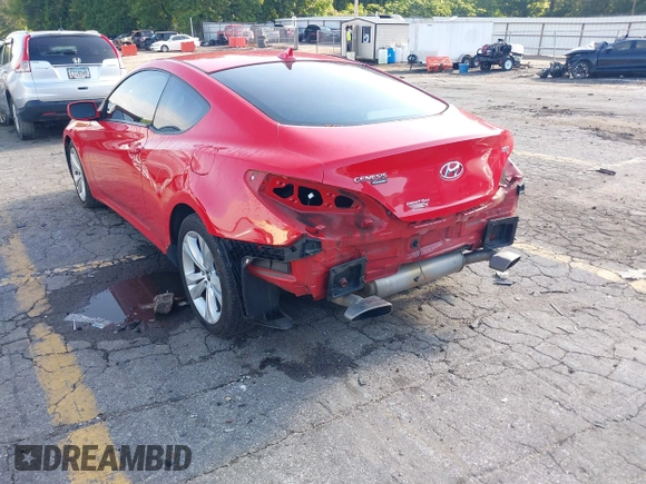 2012 Hyundai Genesis Coupe 2.0T с VIN KMHHT6KD1CU073853, выставлен на аукционе IAAI как лот 42238495 с пробегом 133 009 миль миль и . История ставок и продаж доступна на DreamBid. Изображение 3.