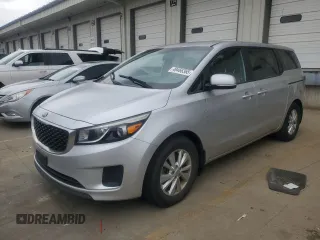 2015 Kia Sedona L with VIN KNDMA5C12F6024905, listed as a Copart auction lot 49466365 with 103,019 mi miles and Clean Title. Bid and sale history available at carsss.com. Image 1.