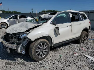 2019 Honda Pilot EX-L z VIN 5FNYF5H52KB013349, wystawiony jako Copart lot #53683465 z przebiegiem Nie podano mil oraz Szkoda całkowita • Salvage title. Historia ofert i sprzedaży dostępna na DreamBid. Obrazek 1.