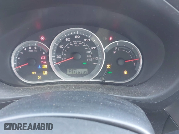 2010 Subaru Impreza Outback Special Sports with VIN JF1GH6D62AH825314, listed as a IAAI auction lot 41974148 with 136,339 mi miles and . Bid and sale history available at DreamBid. Image 7.
