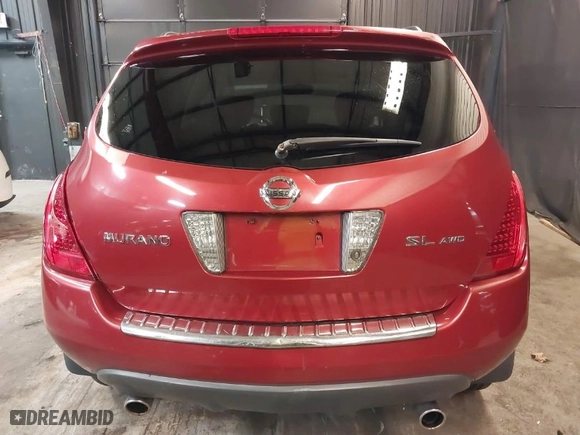 2006 Nissan Murano SL with VIN JN8AZ08W46W517279, listed as a IAAI auction lot 41662143 with 147,529 mi miles. Bid and sale history available at carsss.com. Image 16.