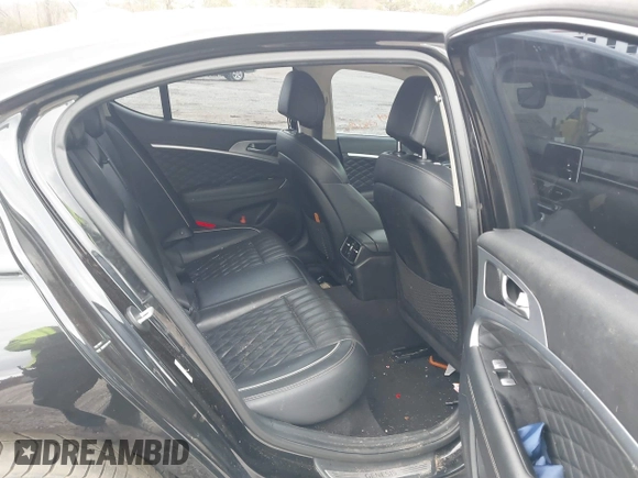 2019 Genesis G70 Advanced with VIN KMTG44LA0KU038176, listed as a IAAI auction lot 41718528 with 85,728 mi miles and . Bid and sale history available at DreamBid. Image 8.