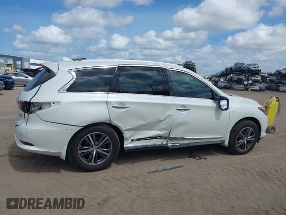 2017 Infiniti QX60 with VIN 5N1DL0MNXHC540248, listed as a IAAI auction lot 41954042 with 120,550 mi miles. Bid and sale history available at carsss.com. Image 13.