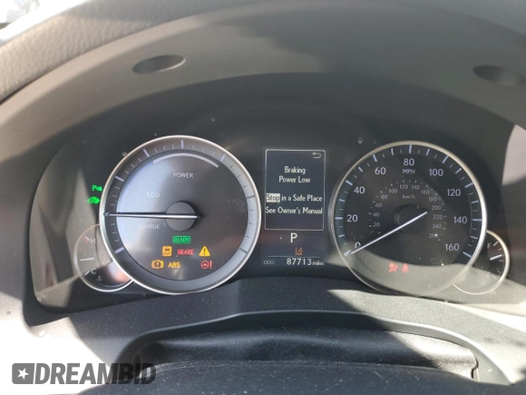 2018 Lexus ES 300h with VIN JTHBW1GG2J2185866, listed as a Copart auction lot 48435185 with 87,713 mi miles and Salvage title. Bid and sale history available at DreamBid. Image 9.