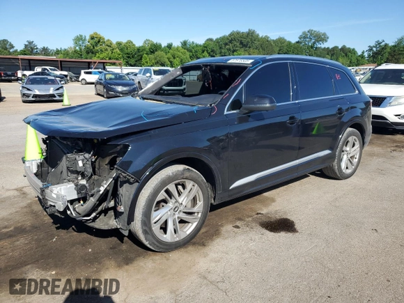 2021 Audi Q7 Premium Plus with VIN WA1LJAF74MD020930, listed as a Copart auction lot 57576505 with 43,557 mi miles and Salvage title. Bid and sale history available at DreamBid. Image 1.