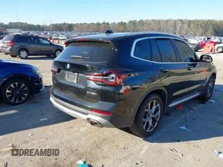 2024 BMW X3 sDrive30i with VIN WBX47DP08RN262166, listed as a IAAI auction lot 41195948 with Not Provided miles and . Bid and sale history available at DreamBid. Image 4.