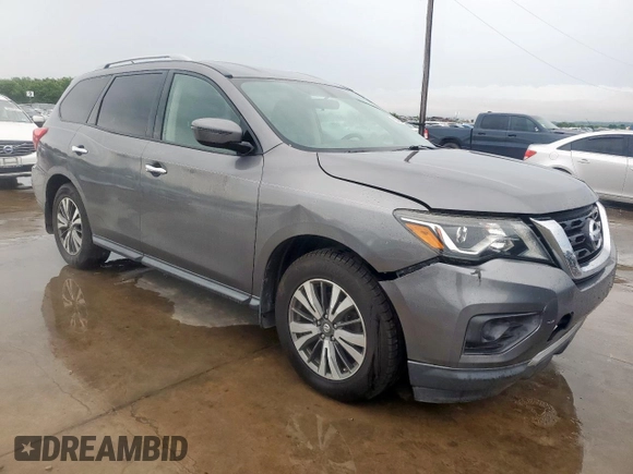 2017 Nissan Pathfinder Platinum with VIN 5N1DR2MM6HC613620, listed as a Copart auction lot 60761545 with 107,149 mi miles and Clean title. Bid and sale history available at DreamBid. Image 4.