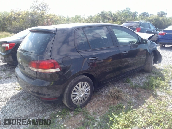 2011 Volkswagen Golf with VIN WVWDA7AJ1BW101448, listed as a IAAI auction lot 41673677 with 65,066 mi miles and . Bid and sale history available at DreamBid. Image 4.