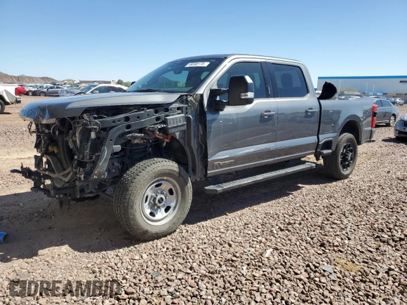 2024 Ford Super Duty F-250 SRW XL with VIN 1FT8W2BT3REC26683, listed as a Copart auction lot 49598175 with 34,733 mi miles and Salvage Title. Bid and sale history available at carsss.com. Image 1.