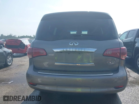 2014 Infiniti QX80 with VIN JN8AZ2NF7E9556462, listed as a IAAI auction lot 42629116 with 152,015 mi miles and . Bid and sale history available at DreamBid. Image 16.
