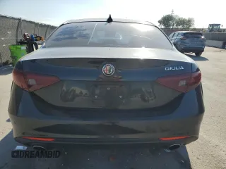 2017 Alfa Romeo Giulia with VIN ZARFAEBNXH7528652, listed as a Copart auction lot 50970735 with 100,631 mi miles and Clean Title. Bid and sale history available at carsss.com. Image 6.