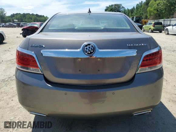 2012 Buick LaCrosse Premium 2 with VIN 1G4GF5E30CF224380, listed as a Copart auction lot 57233305 with 131,163 mi miles and Salvage title. Bid and sale history available at DreamBid. Image 6.