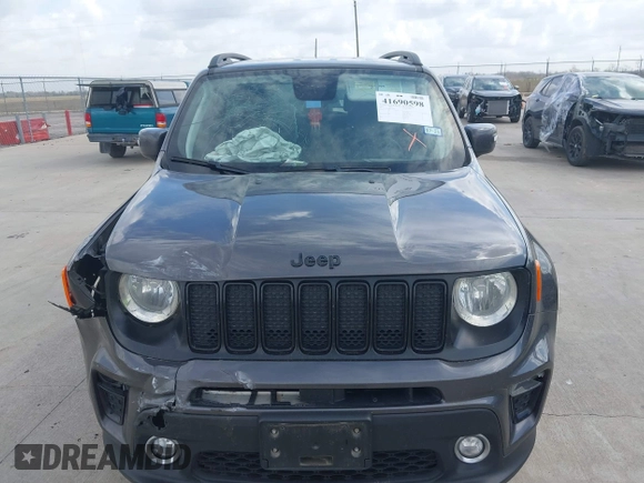 2020 Jeep Renegade Latitude with VIN ZACNJABB9LPL30884, listed as a IAAI auction lot 41690598 with 103,714 mi miles and . Bid and sale history available at DreamBid. Image 12.