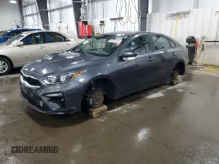 2019 Kia Forte LXS with VIN 3KPF24AD2KE063110, listed as a Copart auction lot 59197015 with 87,303 mi miles and Salvage title. Bid and sale history available at DreamBid. Image 1.