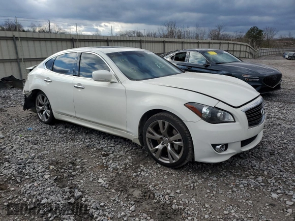 2013 Infiniti M with VIN JN1BY1AP8DM513078, listed as a Copart auction lot 89155455 with 171,891 mi miles and Salvage Title. Bid and sale history available at carsss.com. Image 4.